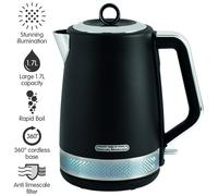 Morphy Richards Illumination Jug Kettle, Black, 1.7L, 3KW, Rapid Boil 108020