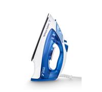 Morphy Richards LightGlide Steam Iron, Ceramic Non Stick Soleplate, 100g boost, 24g Output, Self Clean, Variable & Vertical Steam, 2200W, Blue and White, 300401