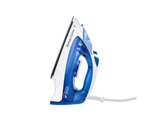 Morphy Richards LightGlide Steam Iron, Ceramic Non Stick Soleplate, 100g boost, 24g Output, Self Clean, Variable & Vertical Steam, 2200W, Blue and