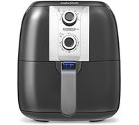 Morphy Richards Manual Health Air Fryer, 3L, Rapid Air Technology, 30 Minute Timer, 80-200 Degree Temperature Range, 1400 W, Black, 480003
