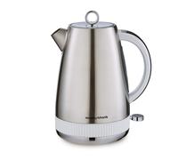 Morphy Richards Mexborough 1.7L Jug Kettle Stainless Steel/White Trim 102903