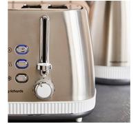 MORPHY RICHARDS Mexborough 242903 4-Slice Toaster - White & Stainless Steel, Stainless Steel