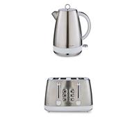 Morphy Richards Mexborough Kettle & Toaster Bundle, 1.7L, 3KW Rapid Boil Kettle & 4 Slice Toaster Set, Easy Operation, User Friendly, Matching Set, WhiteTrim, 102903 | 242903
