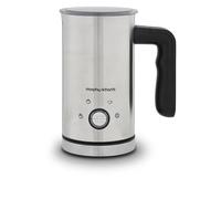 Morphy Richards Milk Frother Electric 4 in 1, Non Stick Coating, 4 Programs, Auto Switch Off, LED Function Button, 300ml Capacity, Dairy Free Alternatives, Cordless Jug, 600W, Stainless Steel, 210003