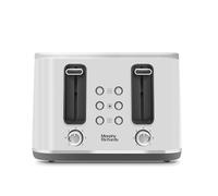 Morphy Richards Motive 4 Slice Toaster, Browning Controls, Reheat, Cancel & Defrost Settings, Bread Lever, Removeable Crumb Tray,Electromagnet Cover, 1600W, Chalk, 242802