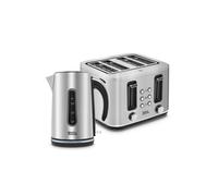 Morphy Richards Motive Kettle and Toaster Set (Brushed Steel)