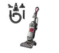 Morphy Richards MRXUPRIGHTFLEX PowerLite Stretch Upright Vacuum Cleaner, 4L, Lightweight, Multi-Cyclonic, Variable Height, LED Headlight, Crevice, Upholstery, Pet Turbo Tool, 9m Cord, Grey/Red,711000