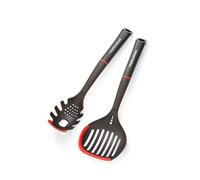 Morphy Richards Pasta Server And Skimmer Utensil Set In Black Black
