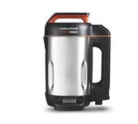 Morphy Richards Perfect Soup Maker with Integrated Scales, 1.6L, Easy Clean Setting, Keep Warm, Smooth, Chunky & Smoothie/Blend, LED Display, Overfill Sensor, 1000W, Stainless Steel, 501025.