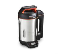 Morphy Richards 1.6L Perfect Soup Maker with Integrated Scales, Easy Clean, Keep Warm, Smooth, Chunky & Smoothie/Blend, LED Countdown Display, Overfill Sensor, 1000W, Stainless Steel, 501025.