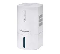 Morphy Richards PureFresh 0.9L Dehumidifier, Compact, Lightweight, Quiet, Ambient Lighting, For Bedrooms, Kitchens, Caravans, Window sills, White, 822000