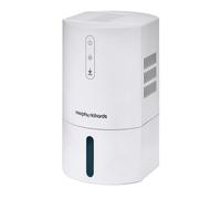 Morphy Richards PureFresh 0.9L Dehumidifier, Compact, Lightweight, Quiet, Ambient Lighting, For Bedrooms, Kitchens, Caravans, Window sills, White,