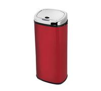 Morphy Richards Red Metal Square Sensor Bin - 50L
