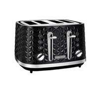 Morphy Richards Removable Crumb Tray 4-Slice Toaster, Vector Black 248131