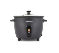 Morphy Richards Rice Cooker, 1.5L, 8 Cups, Compact, Automatic Cooking, User Friendly, Non-stick Aluminum Inner Pot, Glass Lid, Easy Clean, Keep Warm,
