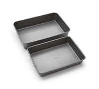 Morphy Richards Roasting Tin Set, 13x9 & 15x11, Heavy Duty Carbon Steel | Non-Stick, Textured Base | Oven, Dishwasher & Freezer Safe | Ideal for Family Roasts & Veg | 849001
