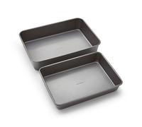 Morphy Richards Roasting Tin Set, 13x9 & 15x11, Heavy Duty Carbon Steel | Non-Stick, Textured Base | Oven, Dishwasher & Freezer Safe | Ideal for Family Roasts & Veg | 849001