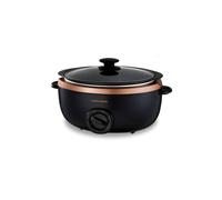 MORPHY RICHARDS Evoke Sear & Stew 461016 Slow Cooker - Black & Rose Gold, Black