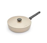 Morphy Richards 28cm Forged Aluminium Saute Pan Cream, Cream