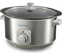 MORPHY RICHARDS Sear & Stew 461014 Slow Cooker - Stainless Steel, Stainless Steel