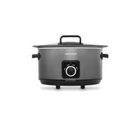 Morphy Richards 461020 Sear & Slow Cook 6.5L Slow Cooker with Hinged Lid, 163 W, Black