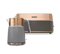 Morphy Richards Signature 1.5L Kettle & 4 Slice Toaster Copper Copper One Size