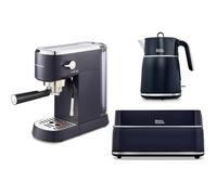 Morphy Richards Signature Blue Kettle Toaster & Coffee Machine Set