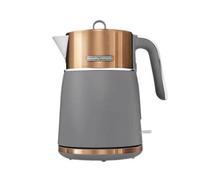 Morphy Richards Signature Opulent Jug Kettle, 1.5L, 3KW Rapid Boil, Removable Filter, 360 Cordless Base, Steel Body, Copper, 100742
