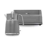 Morphy Richards Signature Grey 1.5L Kettle & 4 Slice Toaster Set Morphy Richards Grey