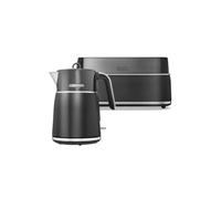 Morphy Richards Signature Kettle & 4 Slice Toaster Black Set