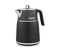 Morphy Richards Signature Opulent Jug Kettle, 1.5L 3KW Rapid Boil, Removable Filter, 360 Cordless Base, Steel Body, Translucent Black, 100744
