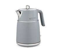 Morphy Richards Signature Matte Jug Kettle, 1.5L, Perfect Pour Spout, Steel Body, 360 Degree Base, Cord Tidy, Removable Filter, Cordy Tidy, 3KW, Grey, 100705