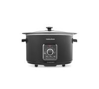 Morphy Richards Easy Time 6.5L Slow Cooker - Black - Keep Warm Function - Aluminium - 461021