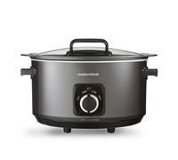 Morphy Richards 461020 Sear & Slow Cook 6.5L Slow Cooker with Hinged Lid, 163 W, Black
