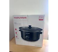 Morphy Richards Slow Cooker 6.5L Sear & Stew Black 461027 New, Warranty