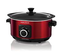 Morphy Richards Slow Cooker Sear and Stew 460014 3.5L Red Slowcooker