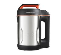 Morphy Richards Soup Maker, 1.6L Dual Programme, Serrator Blade, Easy Clean, Keep Warm, LED Countdown, Add to Function, Detachable