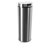 Morphy Richards Stainless Steel Effect Metal Round Sensor Bin - 50L