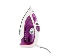 Morphy Richards Steamflow Turbo Steam Iron, Non Stick Ceramic Soleplate, 35g Output, Temperature Controls, Anti-Scale and Drip, 320ml Water Tank, 2400W, Pink, White and Amethyst, 302011