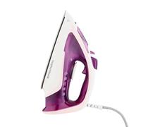 Morphy Richards Steamflow Turbo Steam Iron, Non Stick Ceramic Soleplate, 35g Output, Temperature Controls, Anti-Scale and Drip, 320ml Water Tank, 2400W, Pink, White and Amethyst, 302011