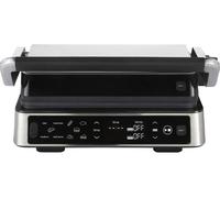 Morphy Richards ThermoGrill Contact Grill with Temperature Probe, Fast Heat, Detachable Non-Stick Plates, Adjustable Temperature & Height, Opens Flat, Integrated Oil Tray, Easy to Clean, 485501