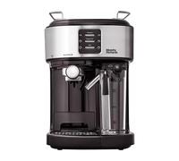 Morphy Richards Traditional Pump Espresso Coffee Machine and Milk Frother - Black