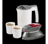 Morphy Richards Travel Kettle & Travel Iron Bundle / Set camping or holidays