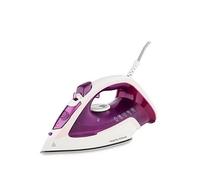 Morphy Richards Steamflow Turbo Steam Iron, Non Stick Ceramic Soleplate, 35g Output, Temperature Controls, Anti-Scale and Drip, 320ml Water Tank, 2400W, Pink, White and Amethyst, 302011