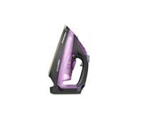 Morphy Richards Turbosteam Steam Iron, Non stick Ceramic Soleplate, 170g Boost, 50g Output, 380ml Water Tank, Anti-Scale and Drip, Auto Shut-off, 3m Cord, 2800W, Purple and Black, 303140