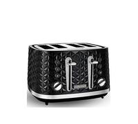 Morphy Richards Vector 4 Slice Toaster 248131 Black Four Slice Toaster Black Toaster