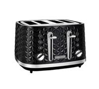 Morphy Richards Vector 4 Slice Toaster 248131 Black Four Slice Toaster Black Toaster