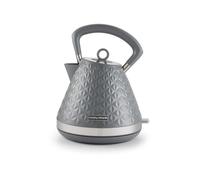 Morphy Richards Vector Pyramid Kettle, 1.5L 3kW Rapid Boil, Anti Limescale Filter, Boil Dry Protection, Water Window, Pull Ring Removeable Lid, 360