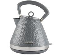 MORPHY RICHARDS Vector Traditional Kettle - Grey, Silver/Grey