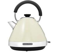 Morphy Richards Venture Cream Pyramid Kettle - 1.5L - 3kW - Rapid Boil - 100132